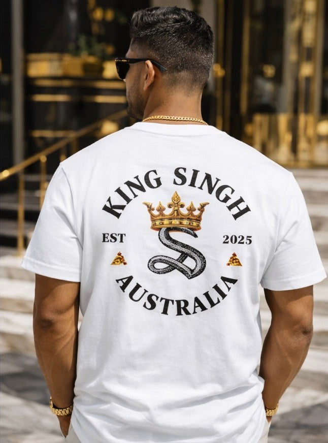 Royal Crest- Heavyweight Dual Badge Edition - Black and White