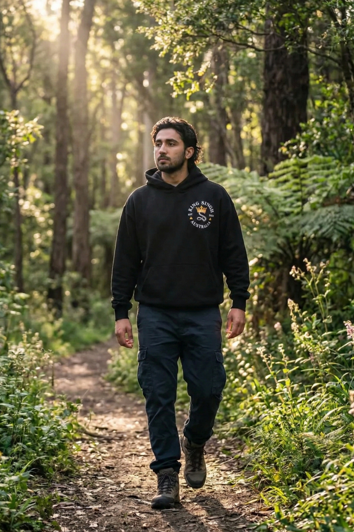 Chrome Throne Hoodie – King Singh Rider Edition