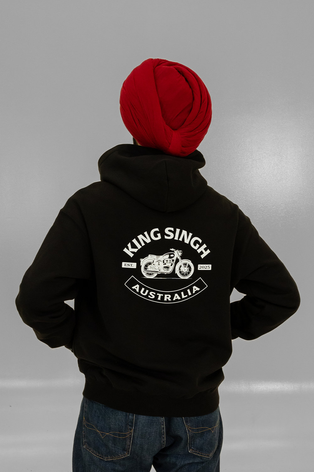 Chrome Throne Hoodie – King Singh Rider Edition