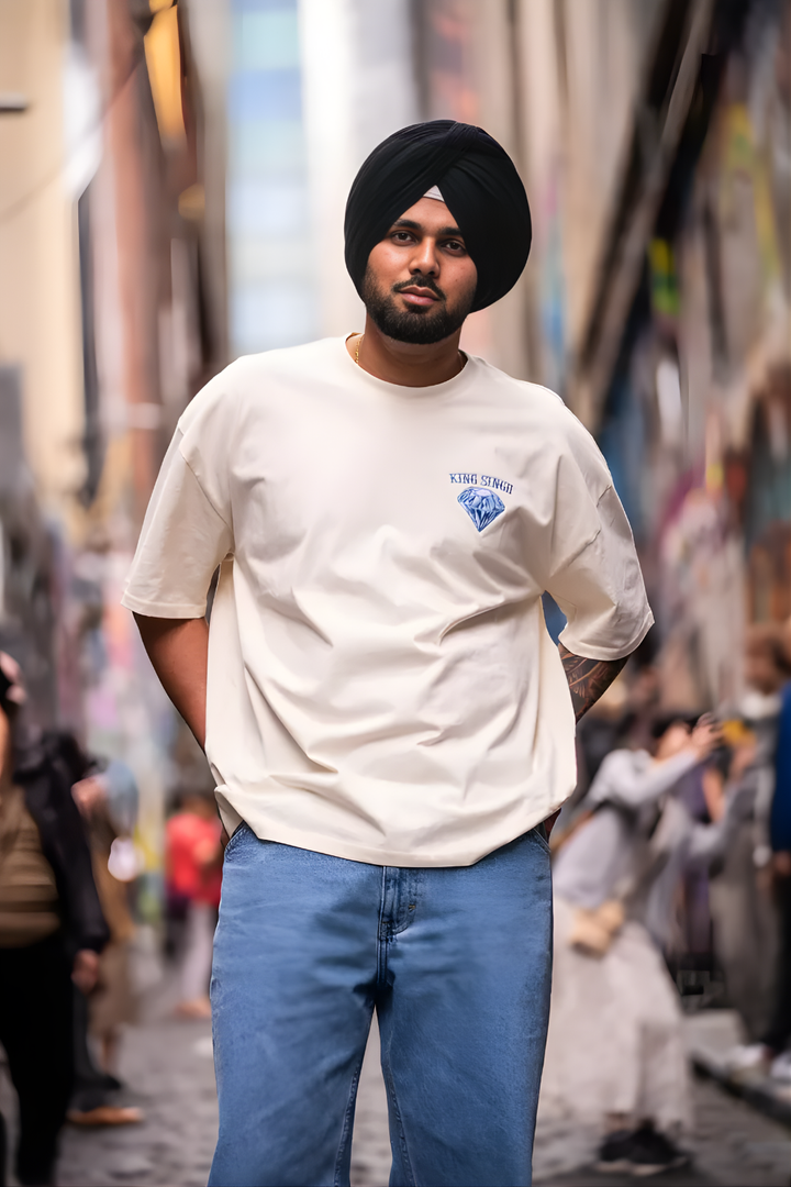 Diamond Crown Signature Tee - Off White