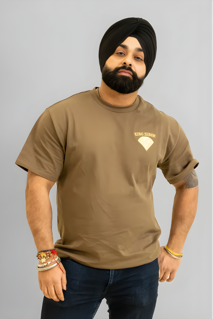 Diamond Crown Signature Heavyweight Tee - Walnut