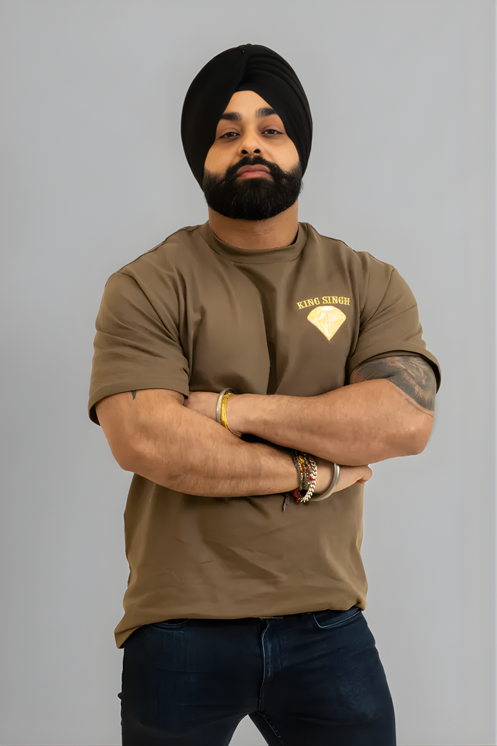 Diamond Crown Signature Heavyweight Tee - Walnut