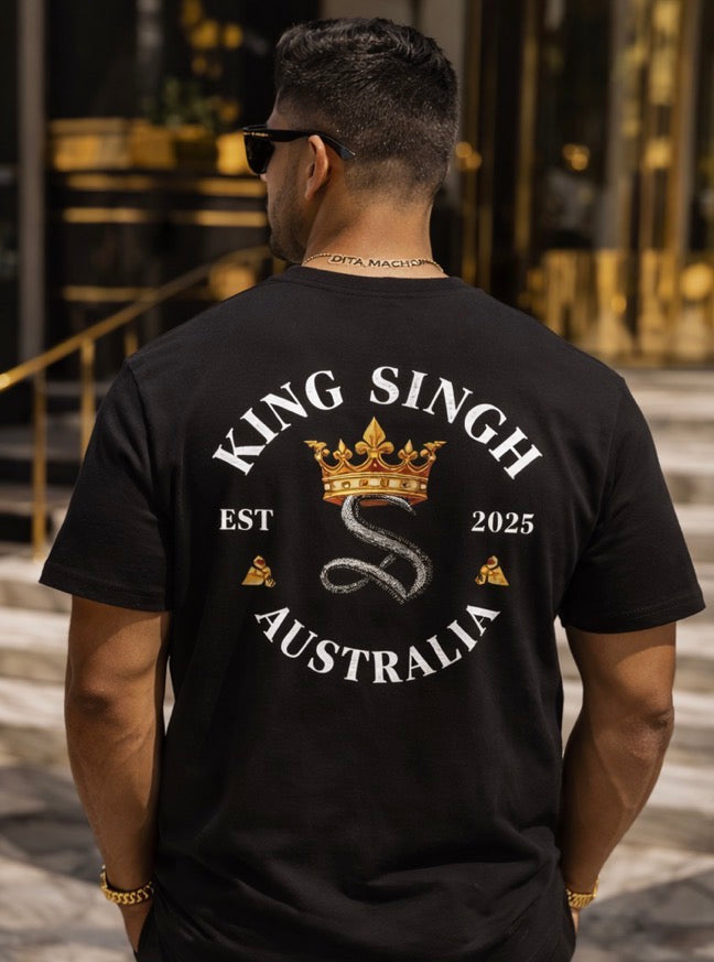 Royal Crest- Heavyweight Dual Badge Edition - Black and White