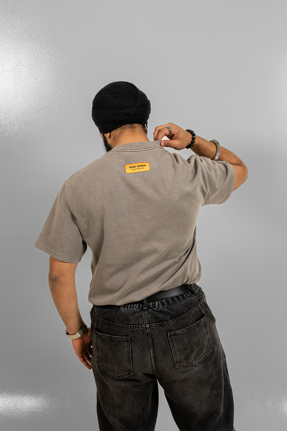Premium King’s Crowned Tee – Grey