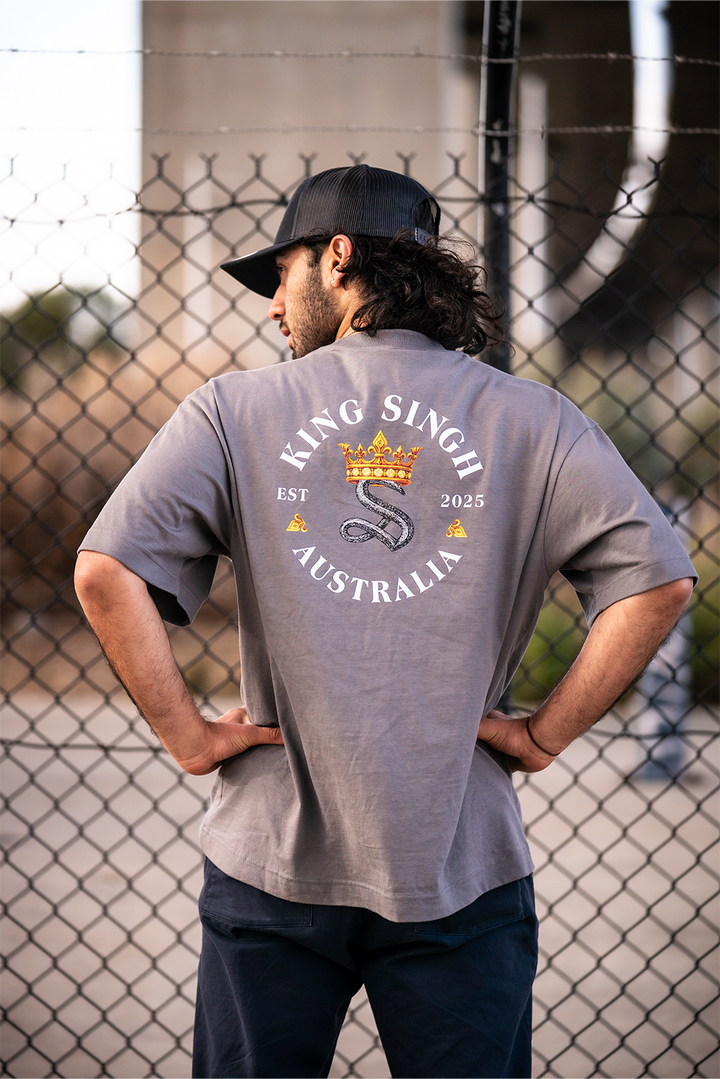Royal Crest Box Tee - Dual Badge Edition