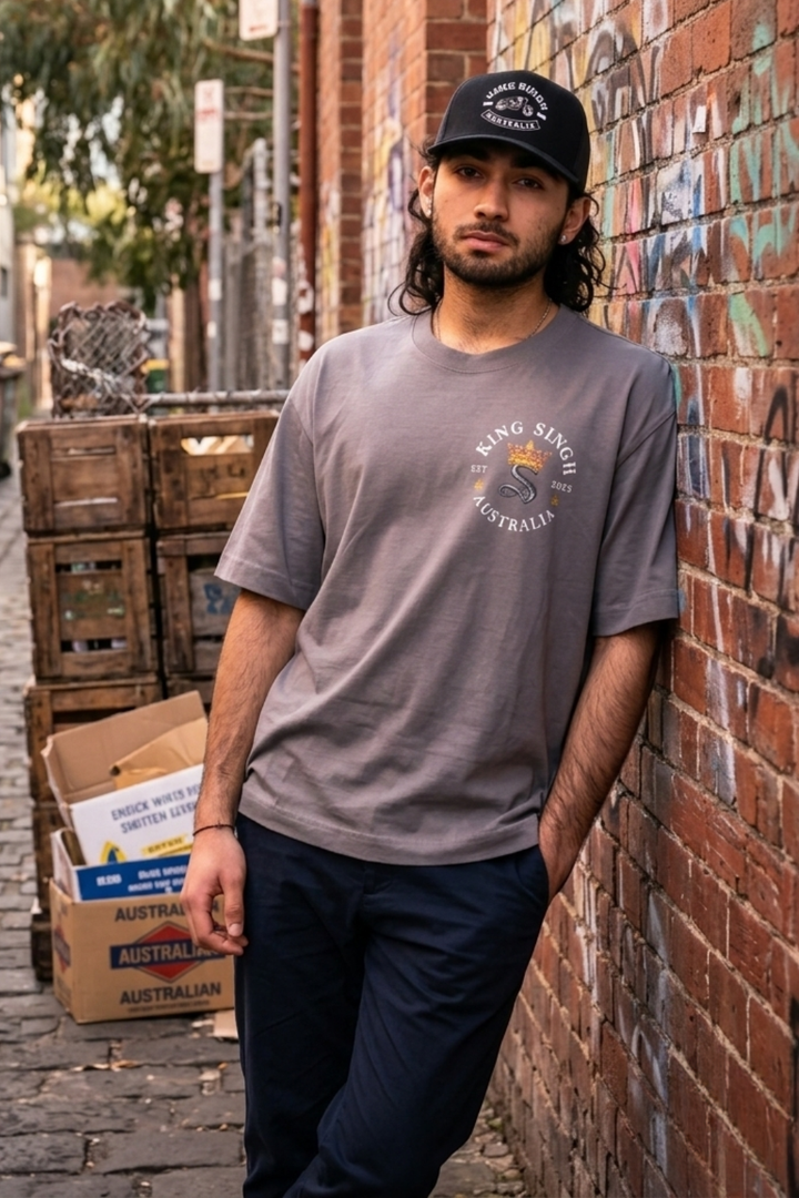 Royal Crest Box Tee - Dual Badge Edition