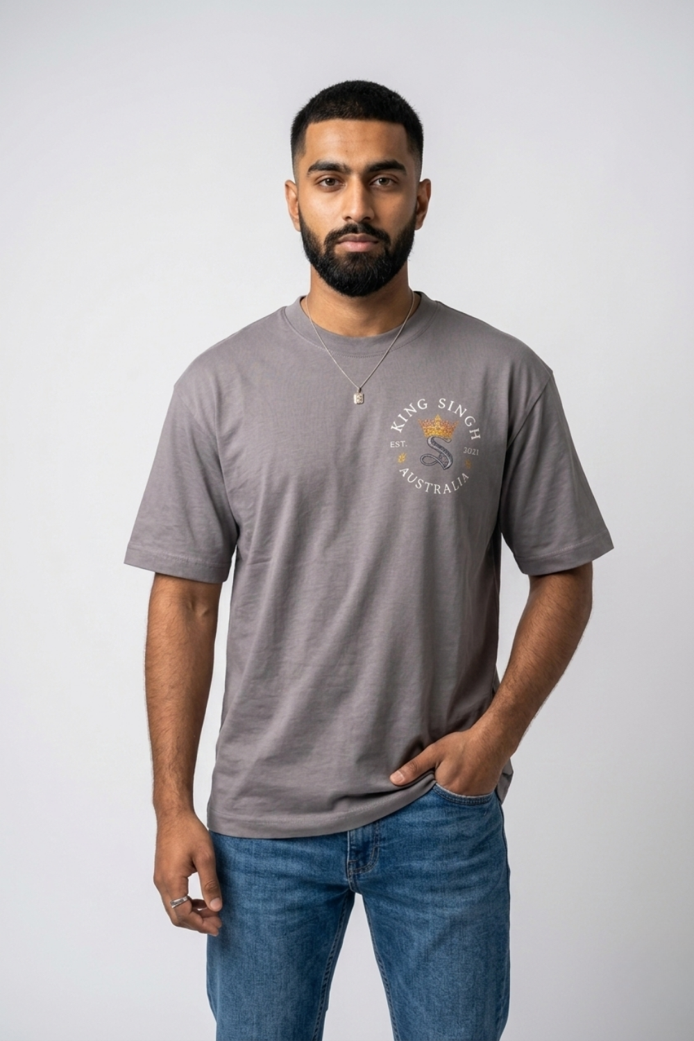 Royal Crest Box Tee - Dual Badge Edition