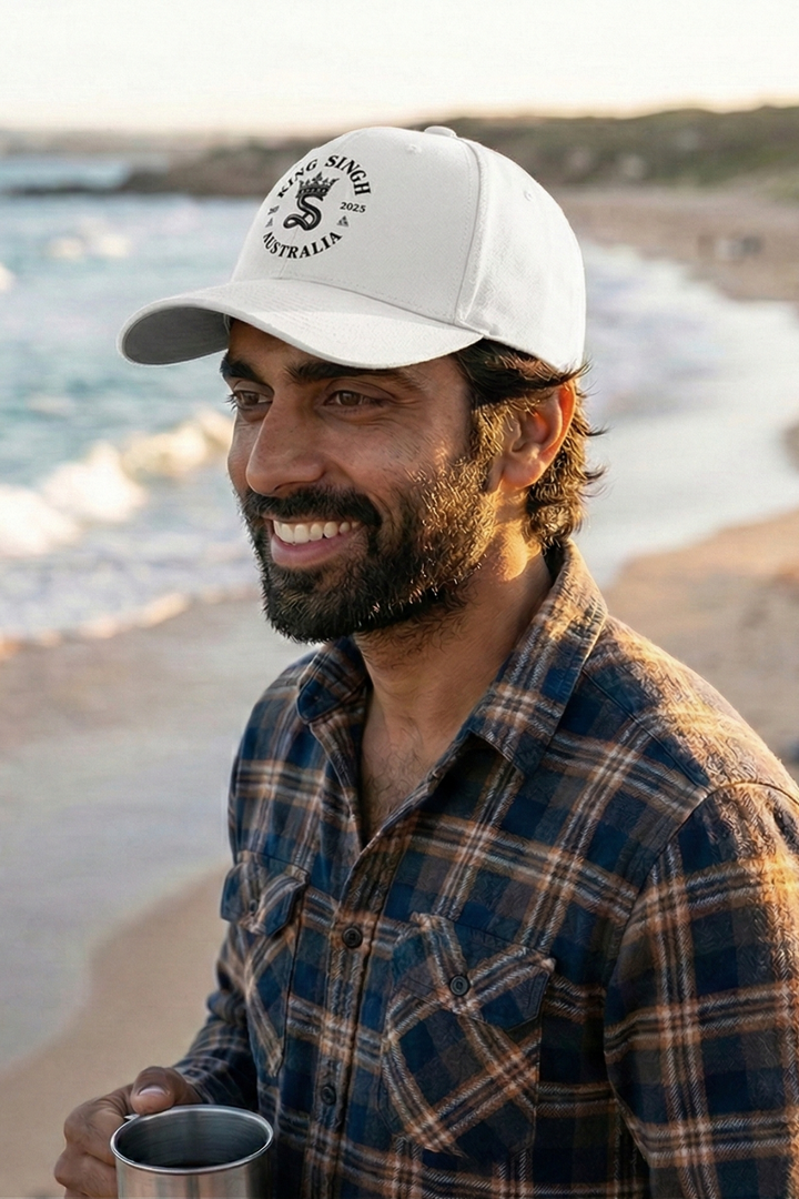 Royal Diamond Baseball Cap - White