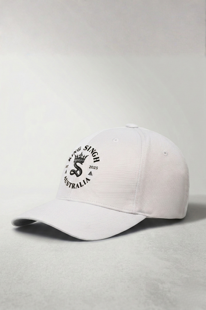 Royal Diamond Baseball Cap - White