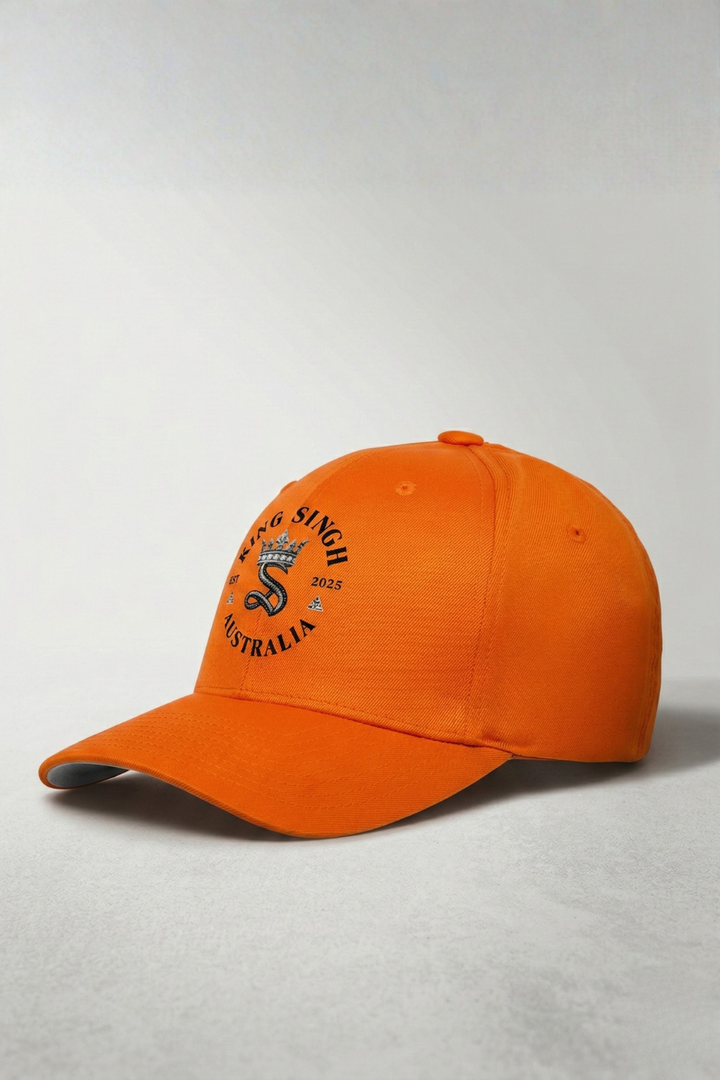 Royal Diamond Baseball Cap - Orange
