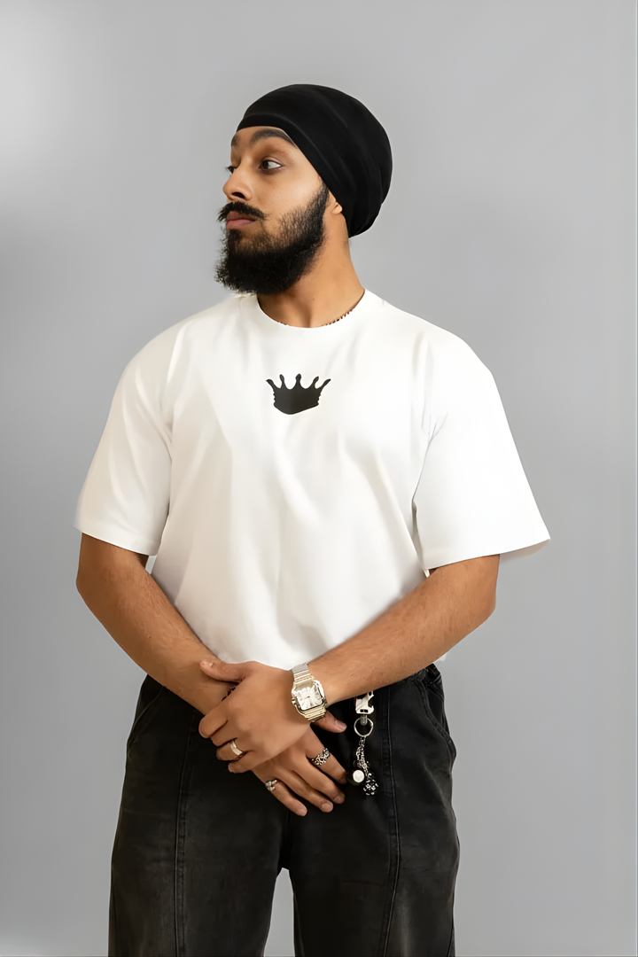 Royal Essence Oversized- King Singh Edition - White