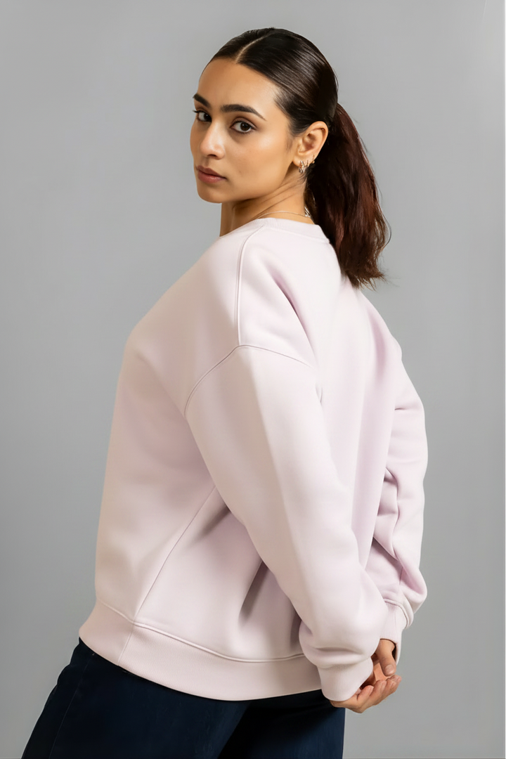 Royal Fleece Crew-Queen Kaur – Royal Bloom Edition