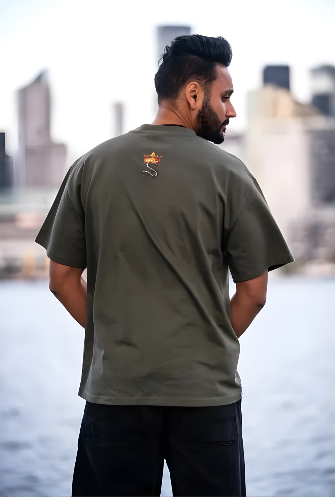 Premium Heavyweight T-Shirt Green – Lion Graphic Streetwear Australia