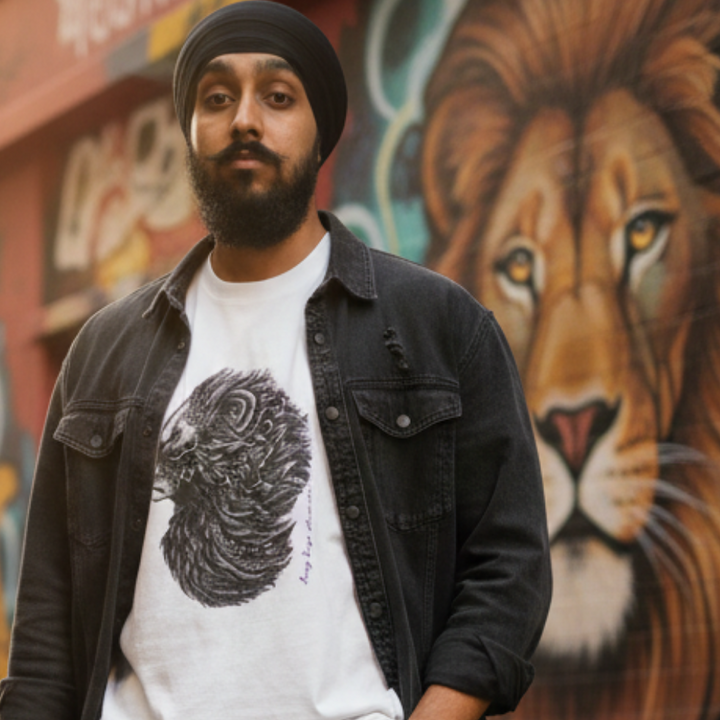 Premium Heavyweight T-Shirt White – Lion Graphic Streetwear Australia